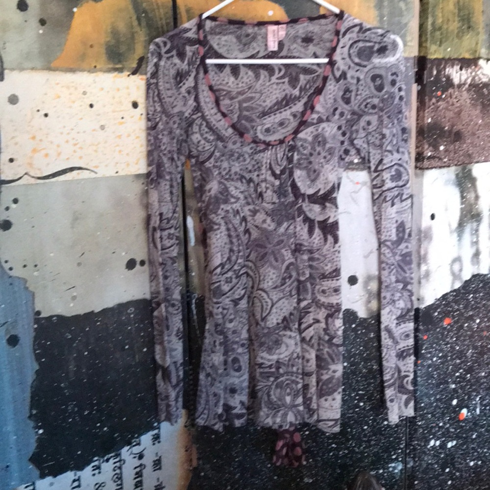 Anthropologie long sleeve blouse